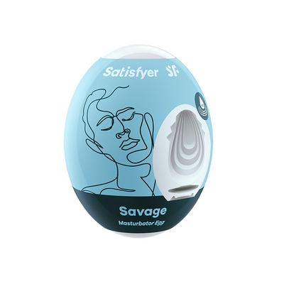 Savage - Masturbator Egg - Licht Blauw Blau - 0