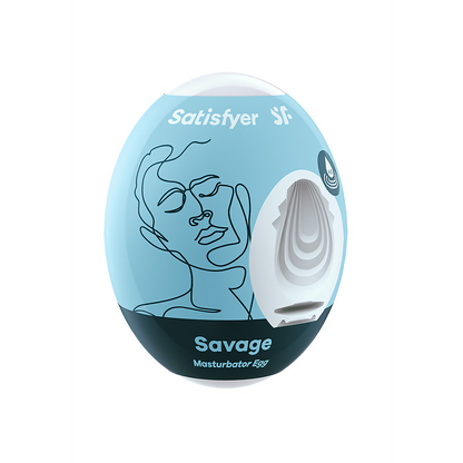 Savage - Masturbator Egg - Licht Blauw Blau - 0