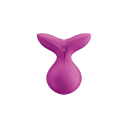 Viva la Vulva 3 - Lay-On Vibrator - Violet Pink - 3