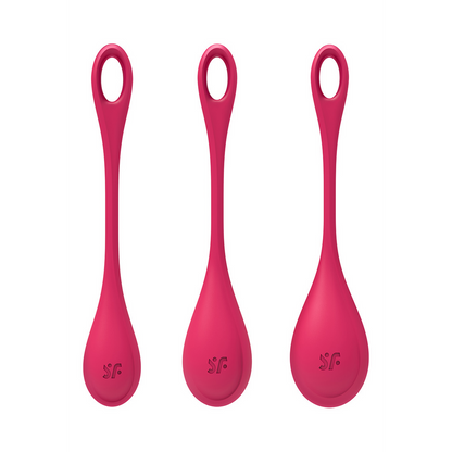 Yoni Power 1 - Kegel Ball Set - Rood Rot - 2