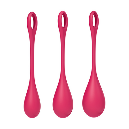 Yoni Power 1 - Kegel Ball Set - Rood Rot - 1