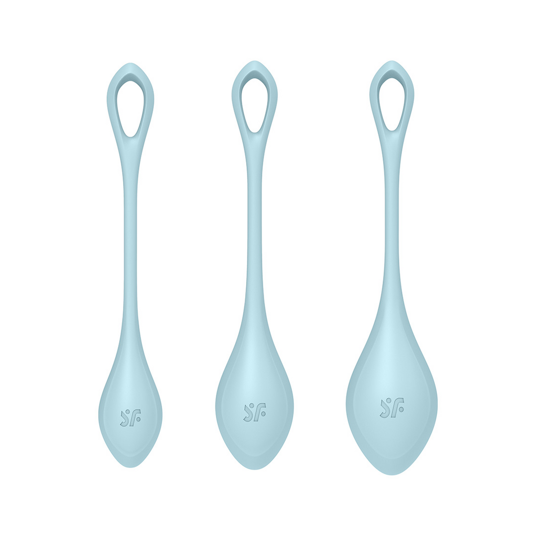 Yoni Power 2 - Kegel Balls Set - Lichtblauw Blau - 2