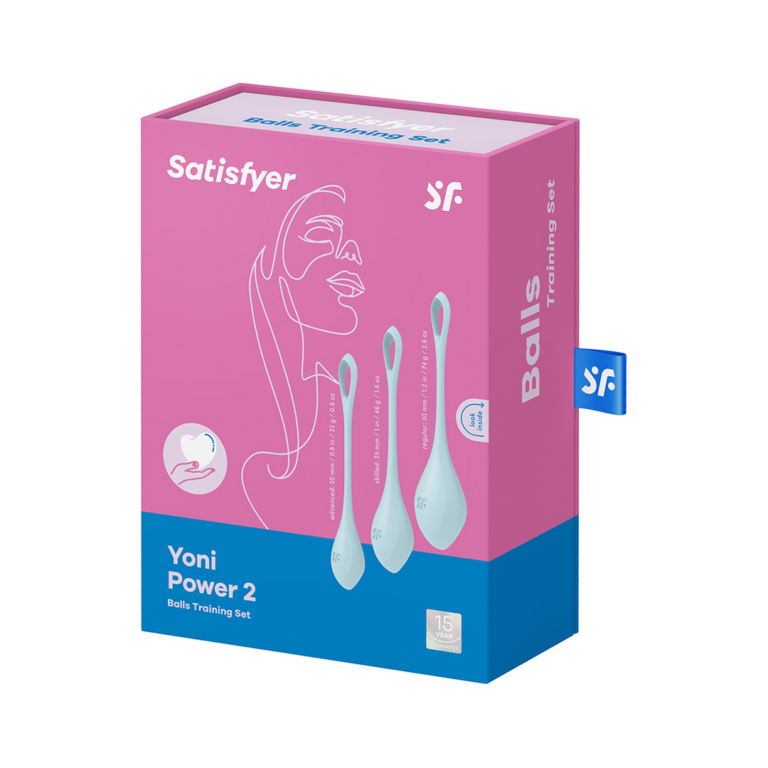 Yoni Power 2 - Kegel Balls Set - Lichtblauw Blau - 2