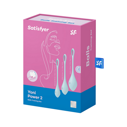 Yoni Power 2 - Kegel Balls Set - Lichtblauw Blau - 2