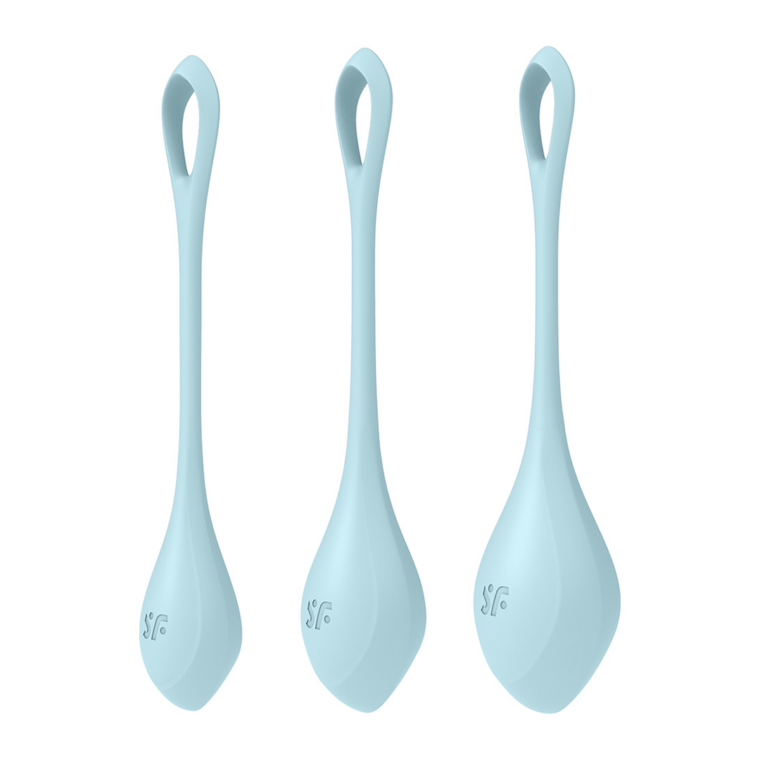 Yoni Power 2 - Kegel Balls Set - Lichtblauw Blau - 0