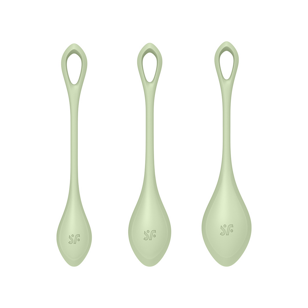 Yoni Power 2 - Kegel Balls Set - Lichtgroen Grün - 4