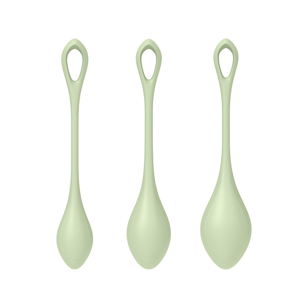 Yoni Power 2 - Kegel Balls Set - Lichtgroen Grün - 0