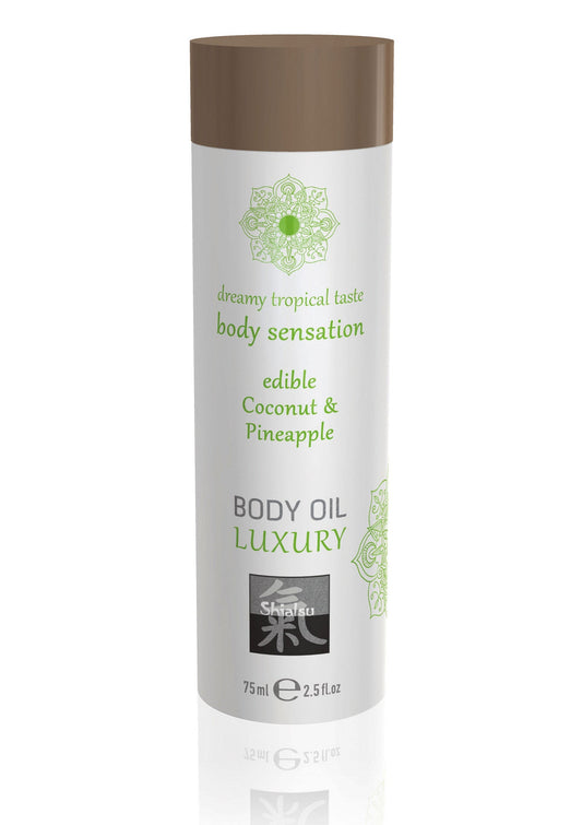 HOT Shiatsu Luxury Edible Body Oil - Coconut