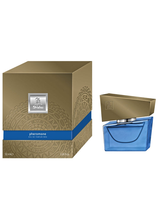 Shiatsu Pheromone Men 50 ml - Donkerblauw