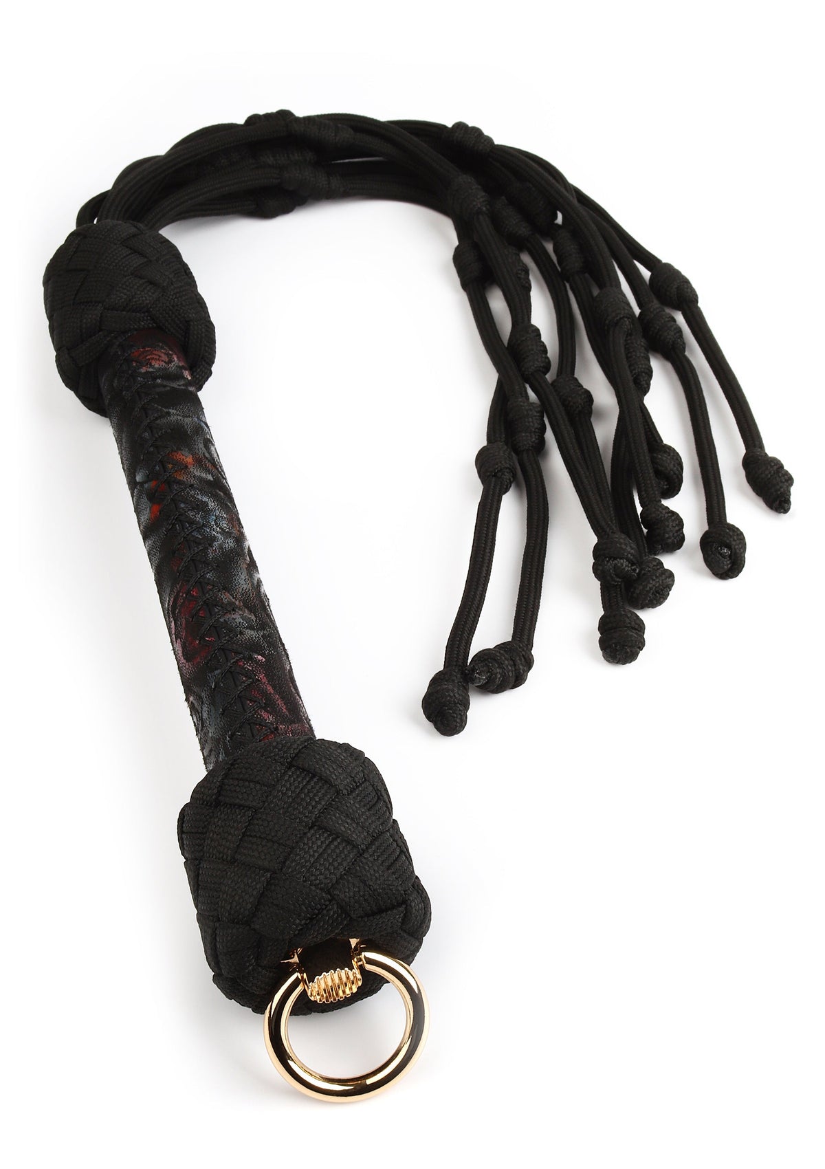 Floral Jacquard Bloom Bud Flogger BLACK - 2