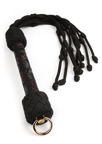Floral Jacquard Bloom Bud Flogger BLACK - 2