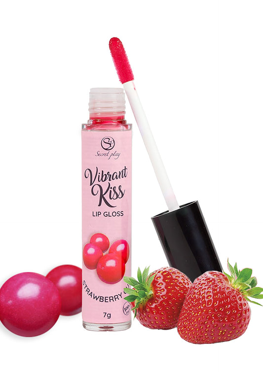 Secret Play Lip Gloss Vibrant Kiss - Strawberry