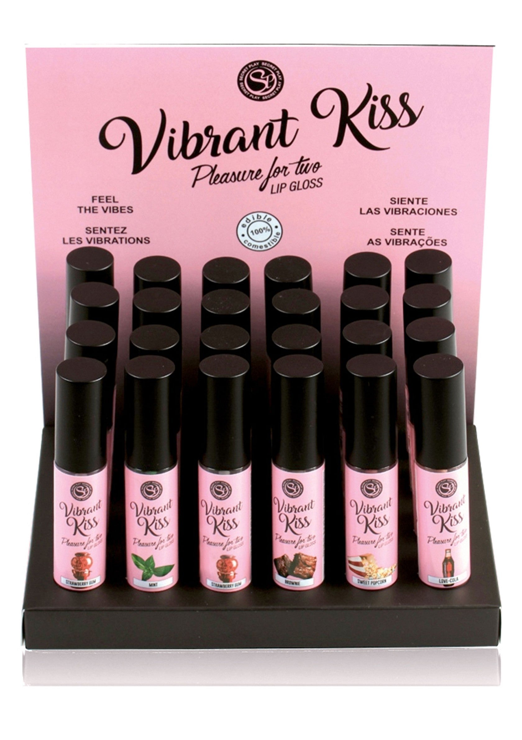 Secret Play Vibrant Lip Gloss Display 24PC 580 6 - 0