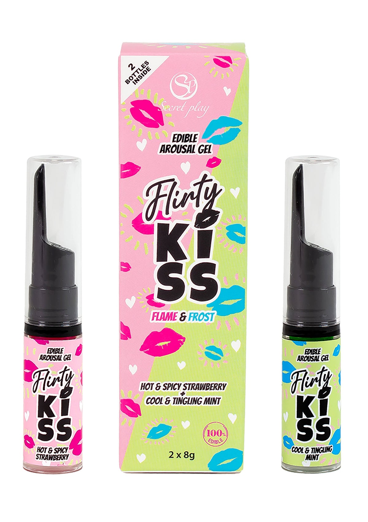 Flirt Kiss Gel Strawberry Mint 2x8 gr ASSORTED 8 - 0