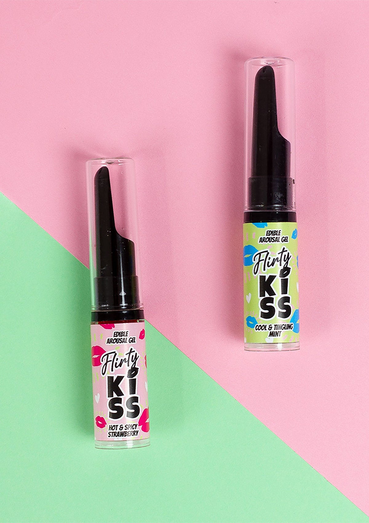 Flirt Kiss Gel Strawberry Mint 2x8 gr ASSORTED 8 - 1