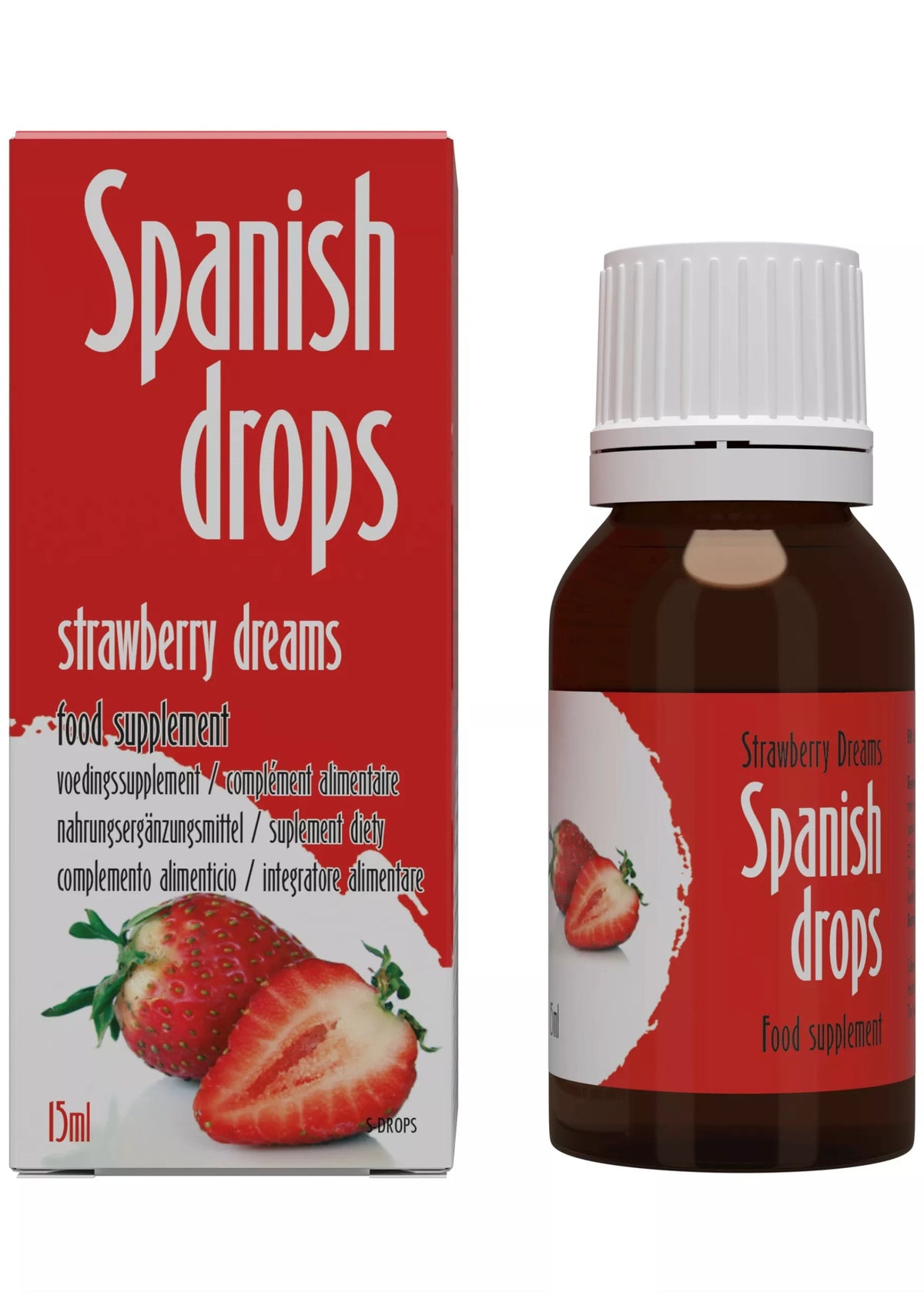 Spanish Drops 15 ml STRAWBERRY 15 - 0