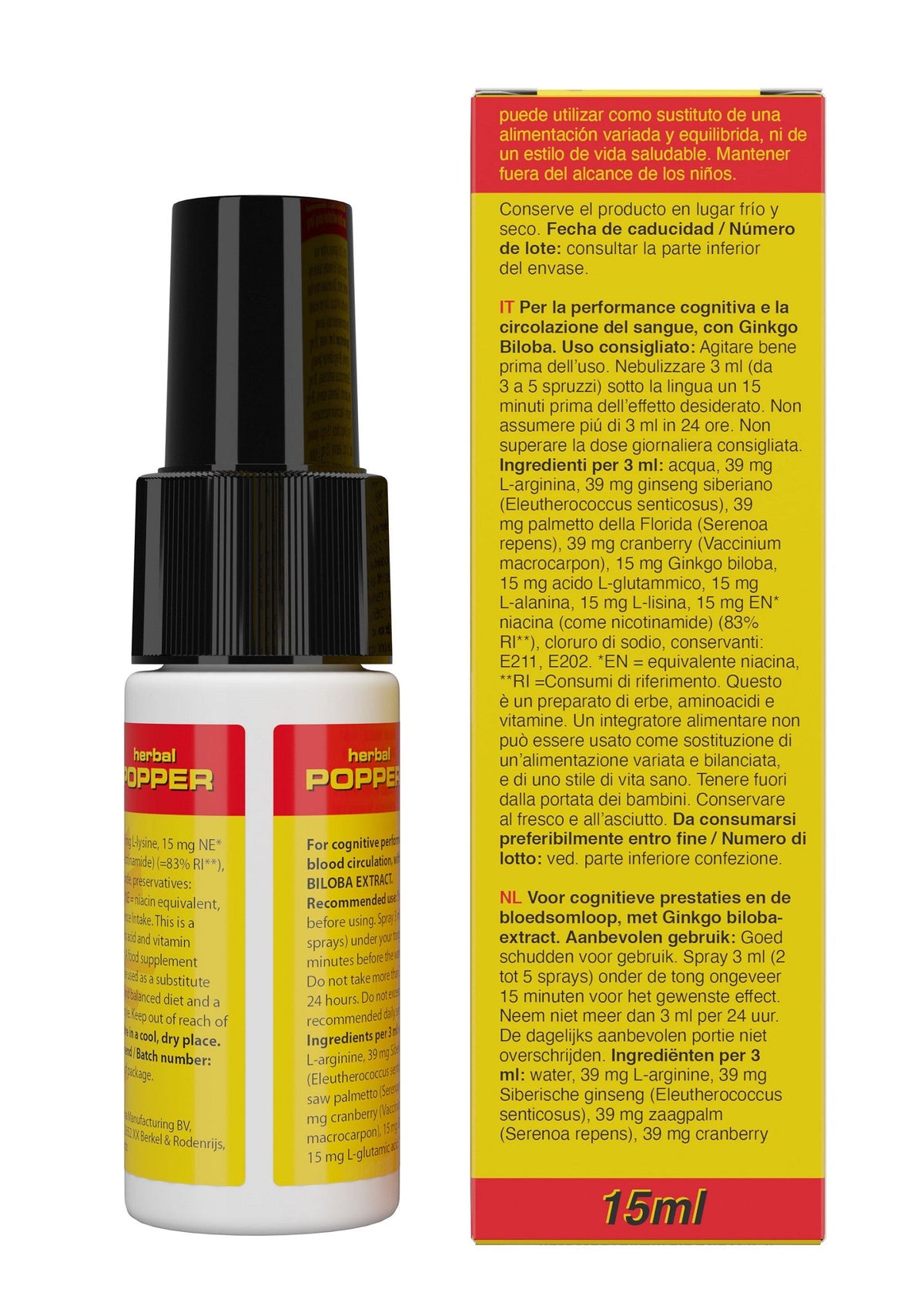 Rush Herbal Popper 15 ml NATUREL 15 - 3