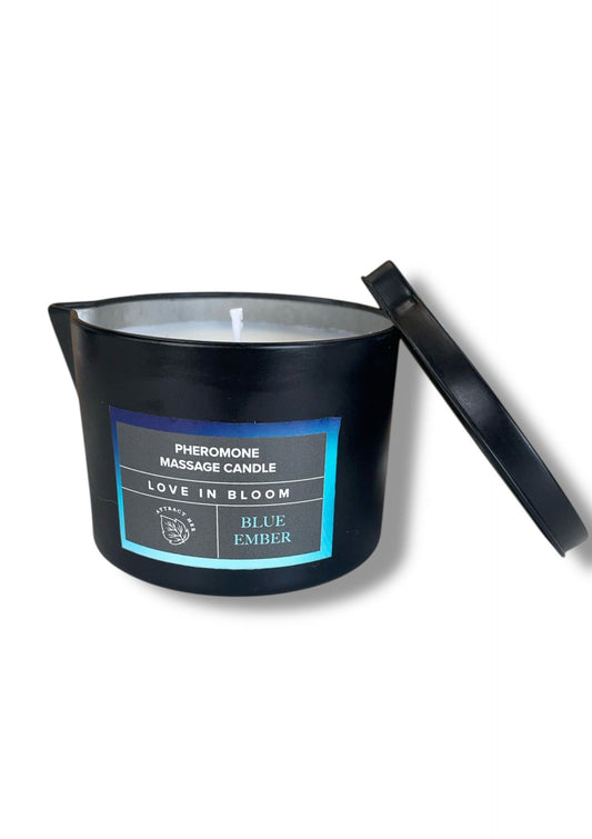 Pheromone Massage Candles Attract Her 150 ml - Blue Ember