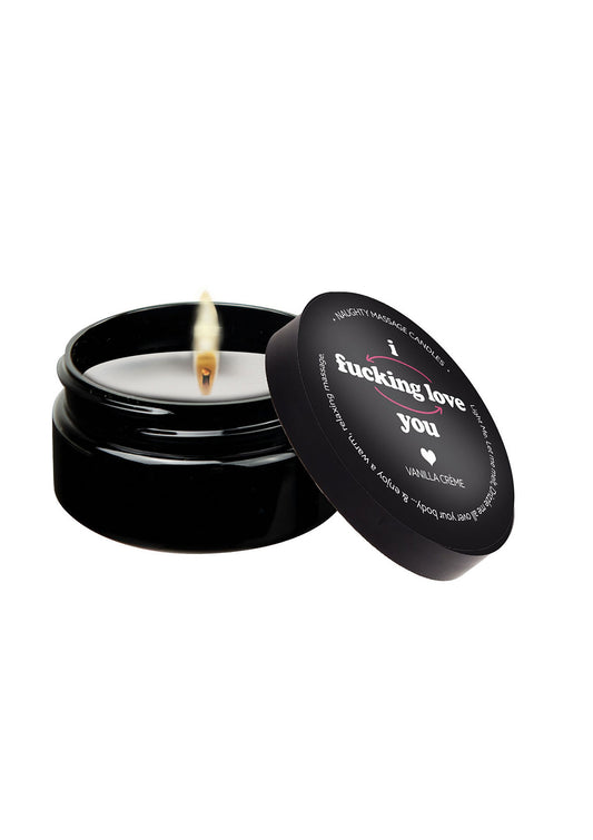 Kama Sutra Mini Massage Candle 56gr - I fcking Love You
