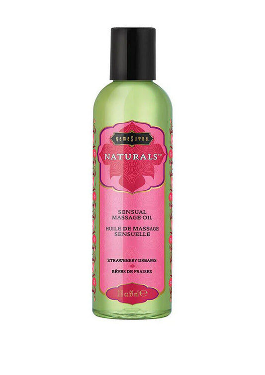 Naturals Massage Oil 59 ml - Aardbei