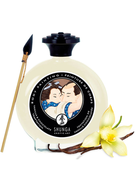 Shunga Edible Body Paint 100ml - Vanilla