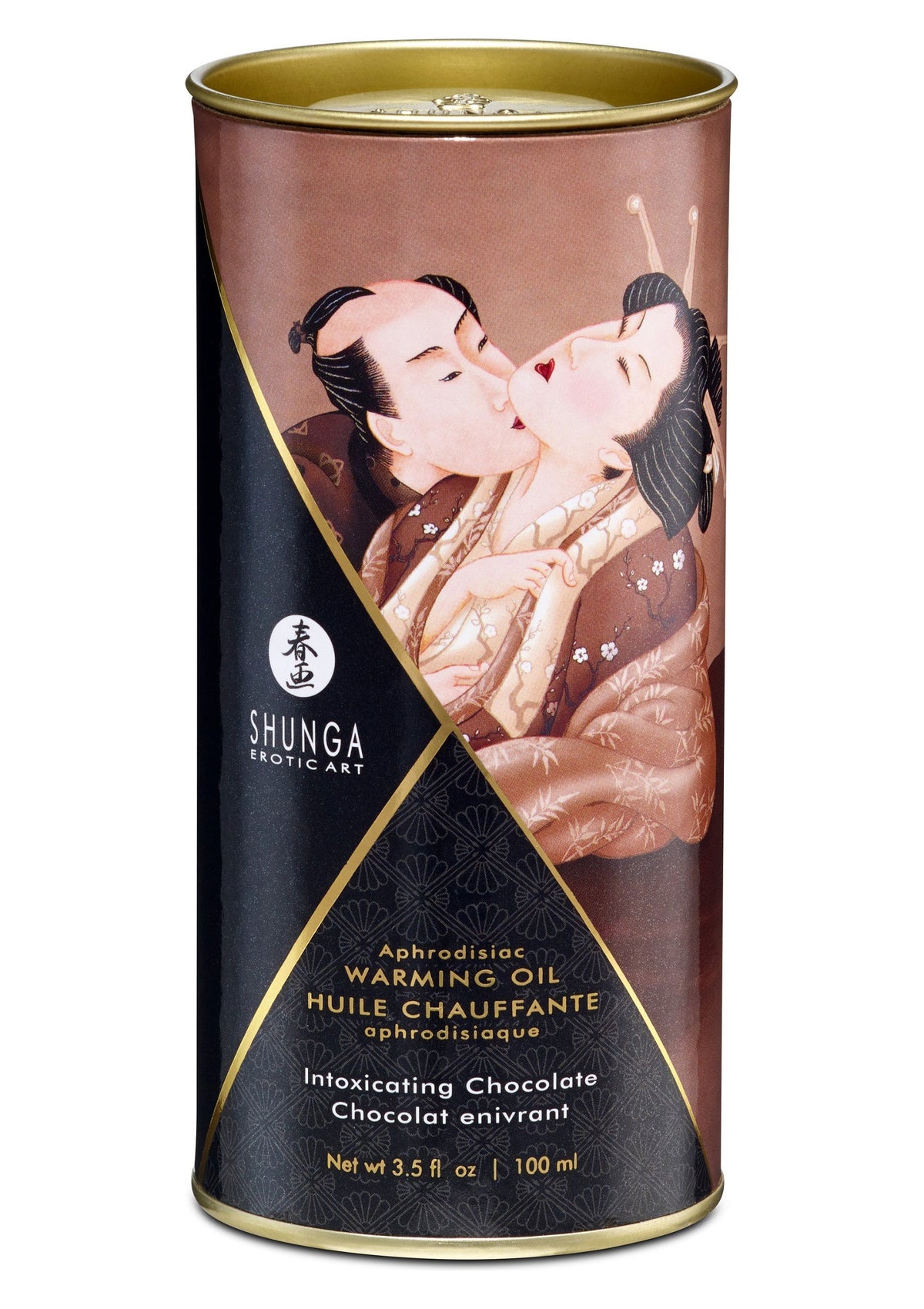 Aphrodisiac Warming Oil 100 ml CHOCOLATE 100 - 1