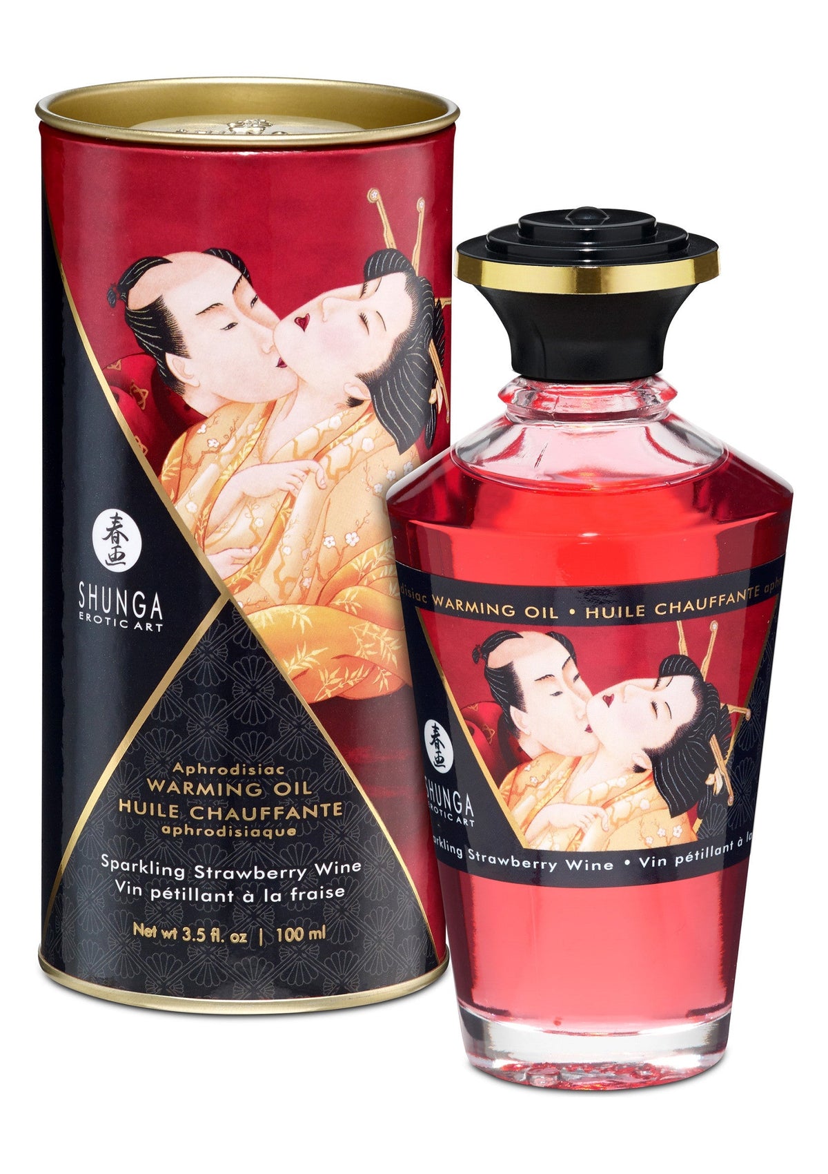Aphrodisiac Warming Oil 100 ml STRAWBERRY 100 - 0
