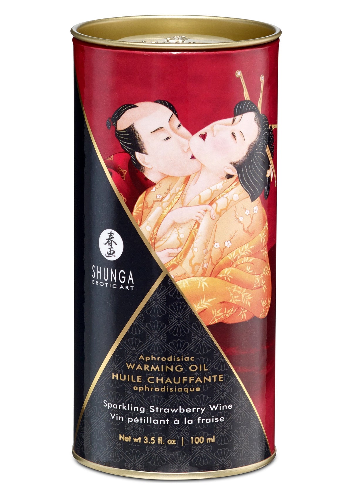 Aphrodisiac Warming Oil 100 ml STRAWBERRY 100 - 1