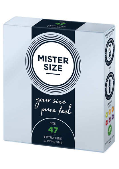 Mister Size 47mm Condoms 3pcs 509 - 0