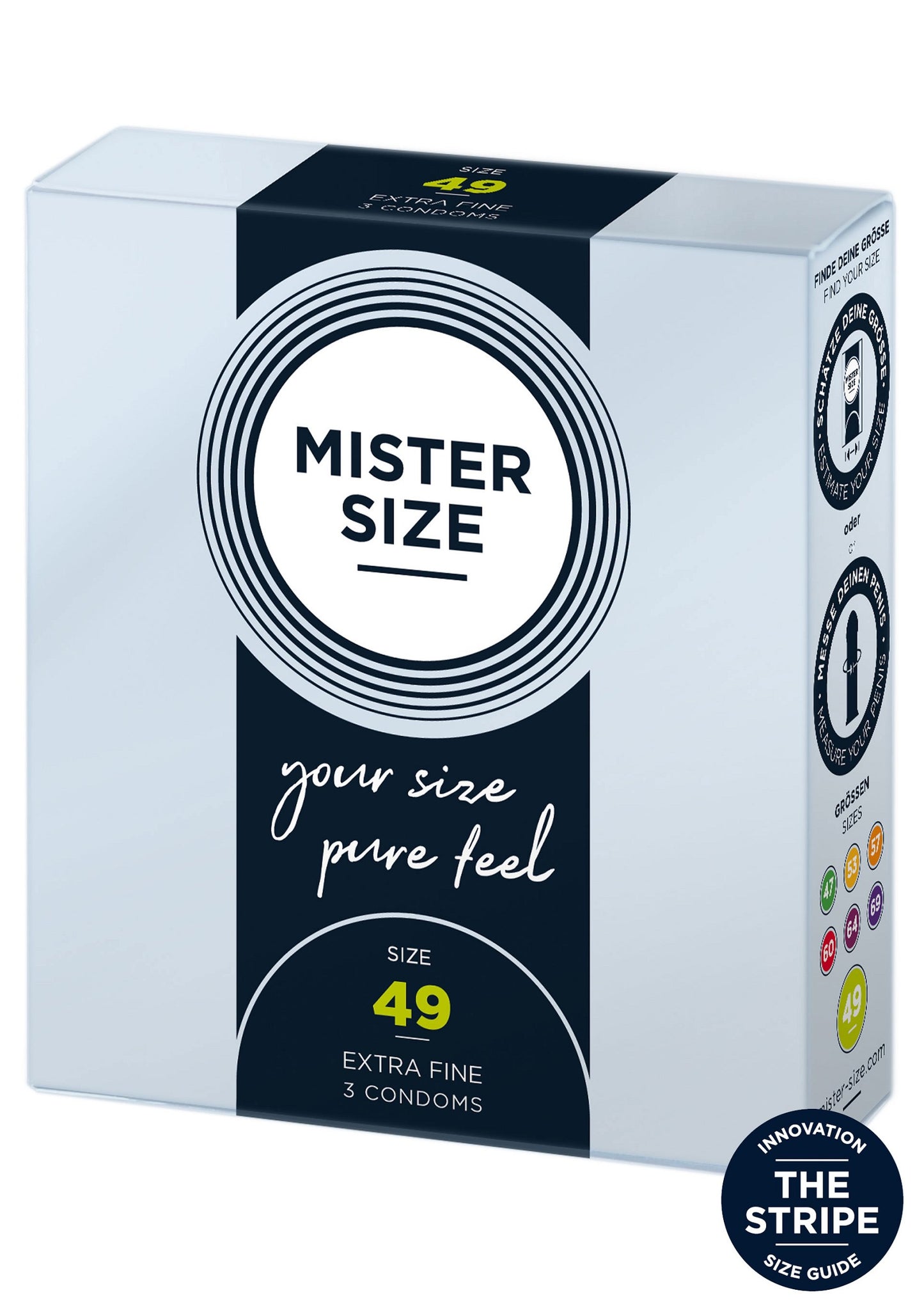 Mister Size 49mm Condoms 3pcs 509 - 0