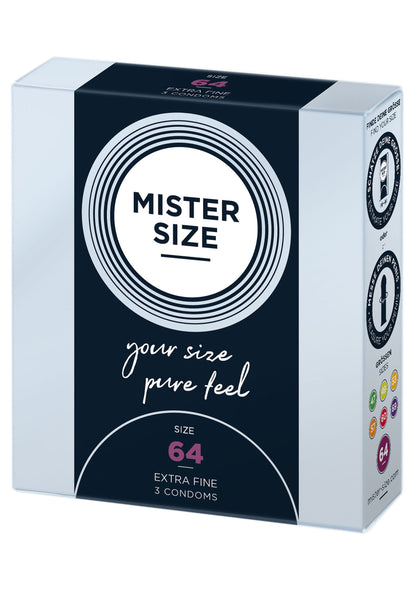 MISTER SIZE 64mm Condoms 3pcs NATUREL - 1