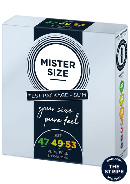 MISTER SIZE 47-49-53mm 3-pack NATUREL - 0