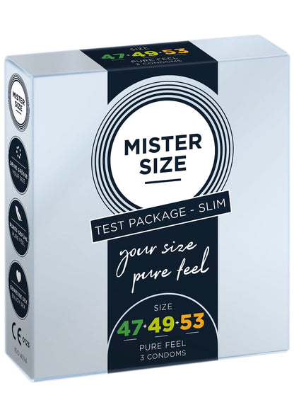 MISTER SIZE 47-49-53mm 3-pack NATUREL - 1