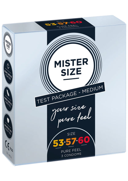 MISTER SIZE 53-57-60mm 3-pack NATUREL - 0