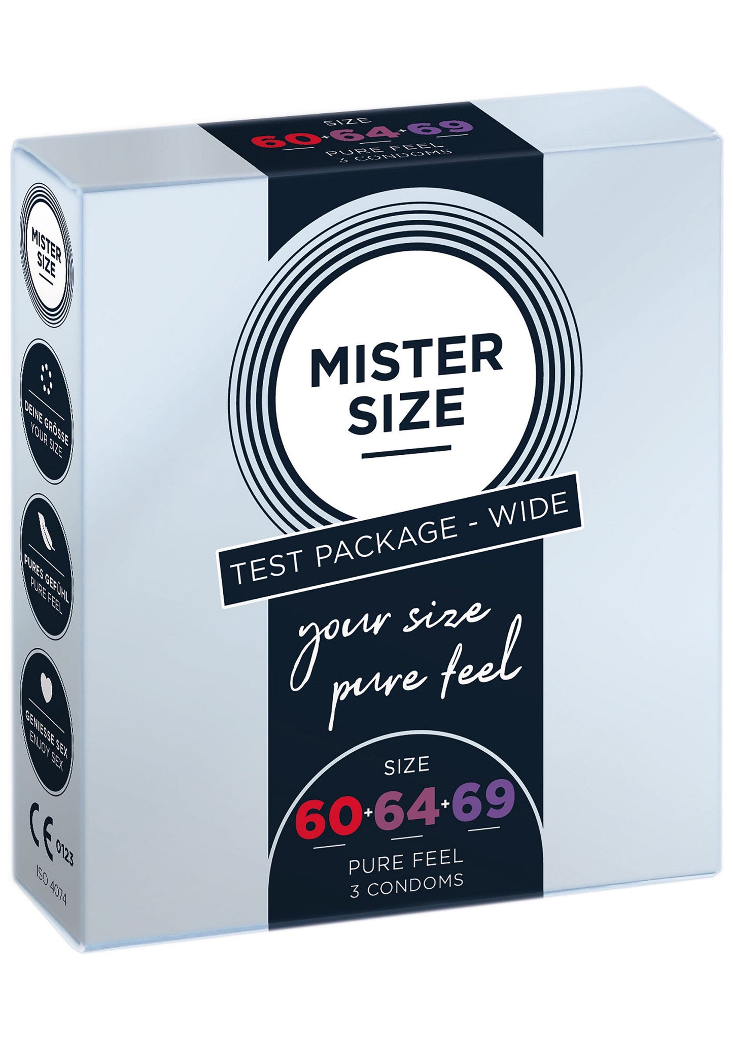 MISTER SIZE 60-64-69mm 3-pack NATUREL - 0