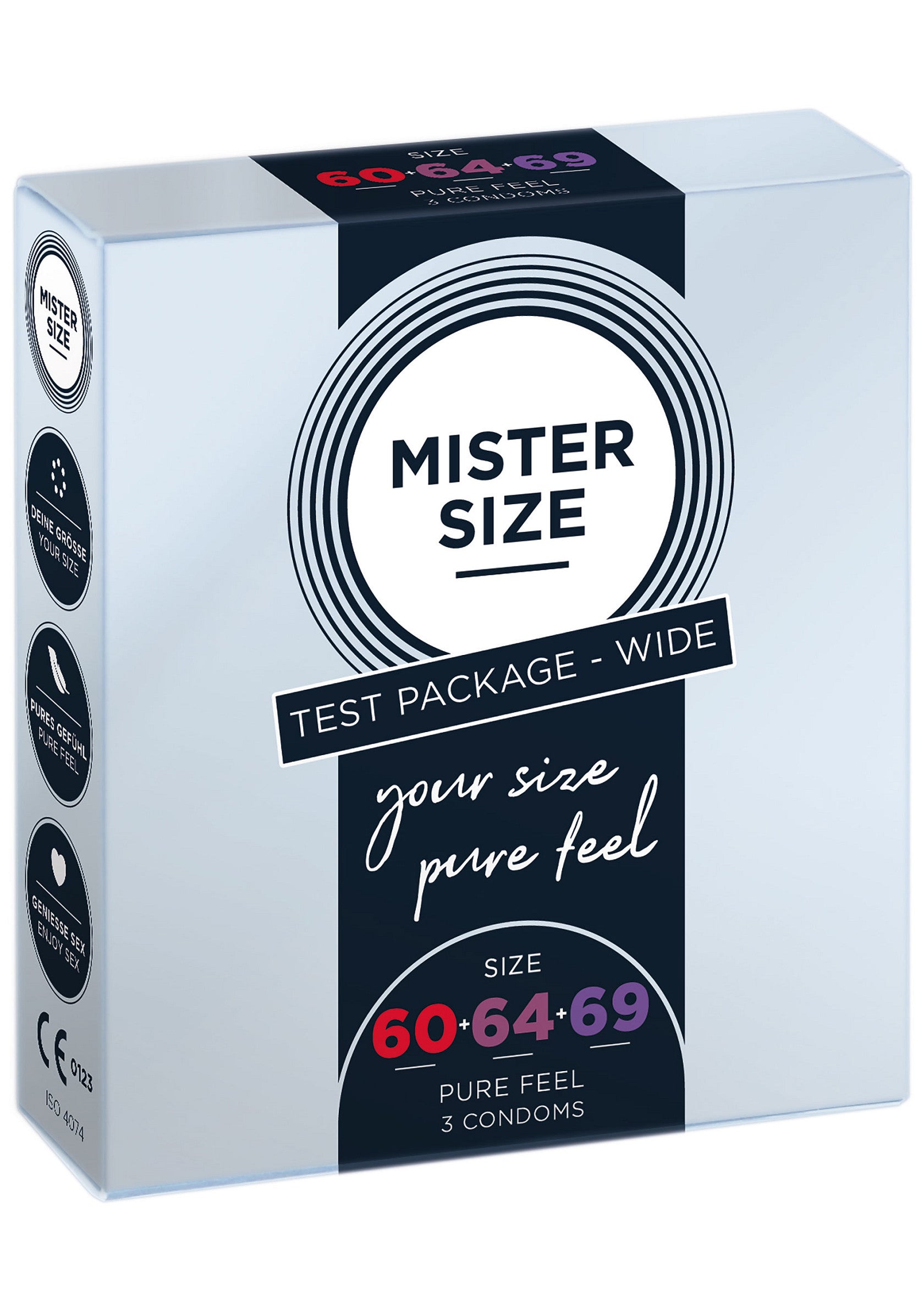 MISTER SIZE 60-64-69mm 3-pack NATUREL - 0