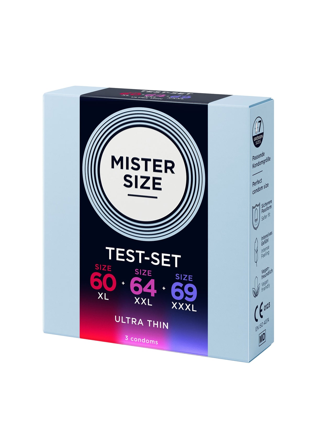 MISTER SIZE 60-64-69mm 3-pack NATUREL - 0