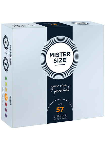 MISTER SIZE 57mm Condoms 36pcs NATUREL - 1