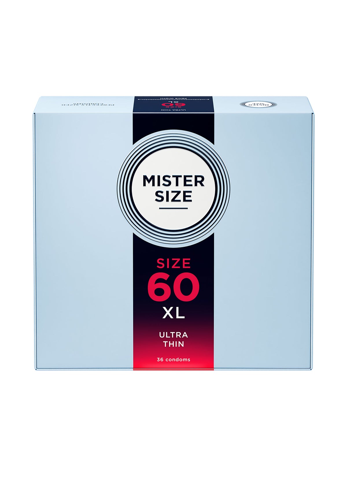 MISTER SIZE 60mm Condoms 36pcs NATUREL - 1