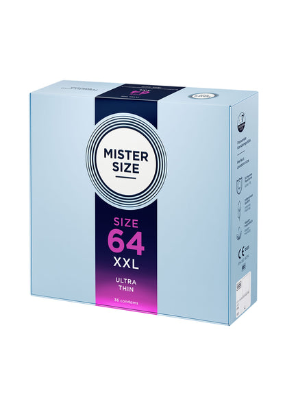 MISTER SIZE 64mm Condoms 36pcs NATUREL - 0