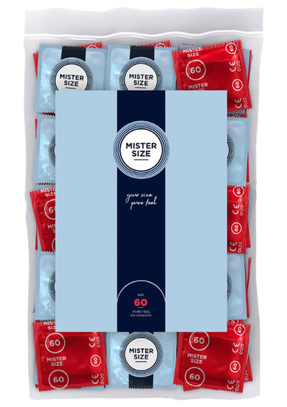 MISTER SIZE 60mm Condoms 100pcs NATUREL - 0