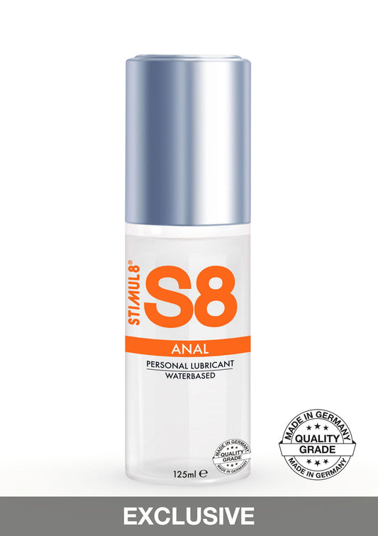 S8 Water-Based Anal Lube 125ml