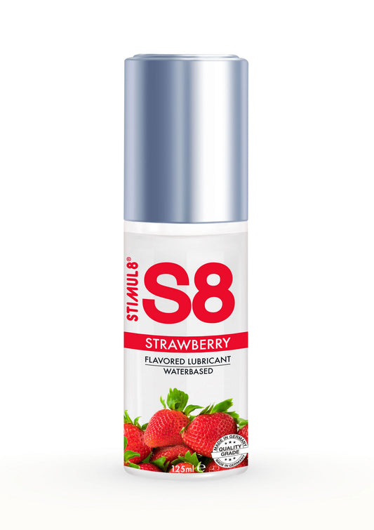 S8 Water-Based Flavored Lube 125ml - Strawberry