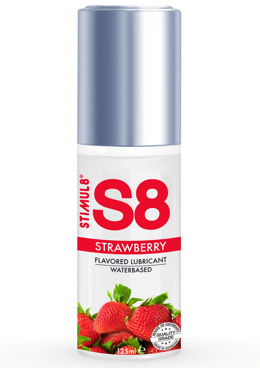 S8 Water-Based Flavored Lube 125ml - Strawberry