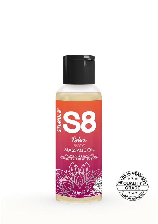 S8 Massage Oil 50ml - Green Tea en Lilac Blossom