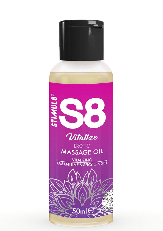 S8 Massage Oil 50ml - Omani Lime and Spicy Ginger