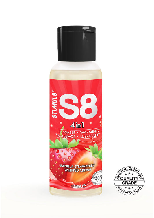 S8 4-in-1 Dessert Lube 125ml - Strawberry