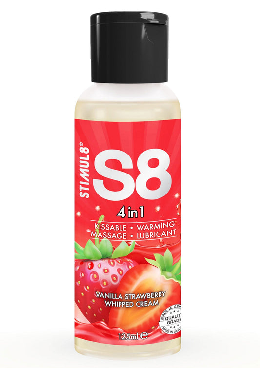S8 4-in-1 Dessert Lube 125ml - Strawberry