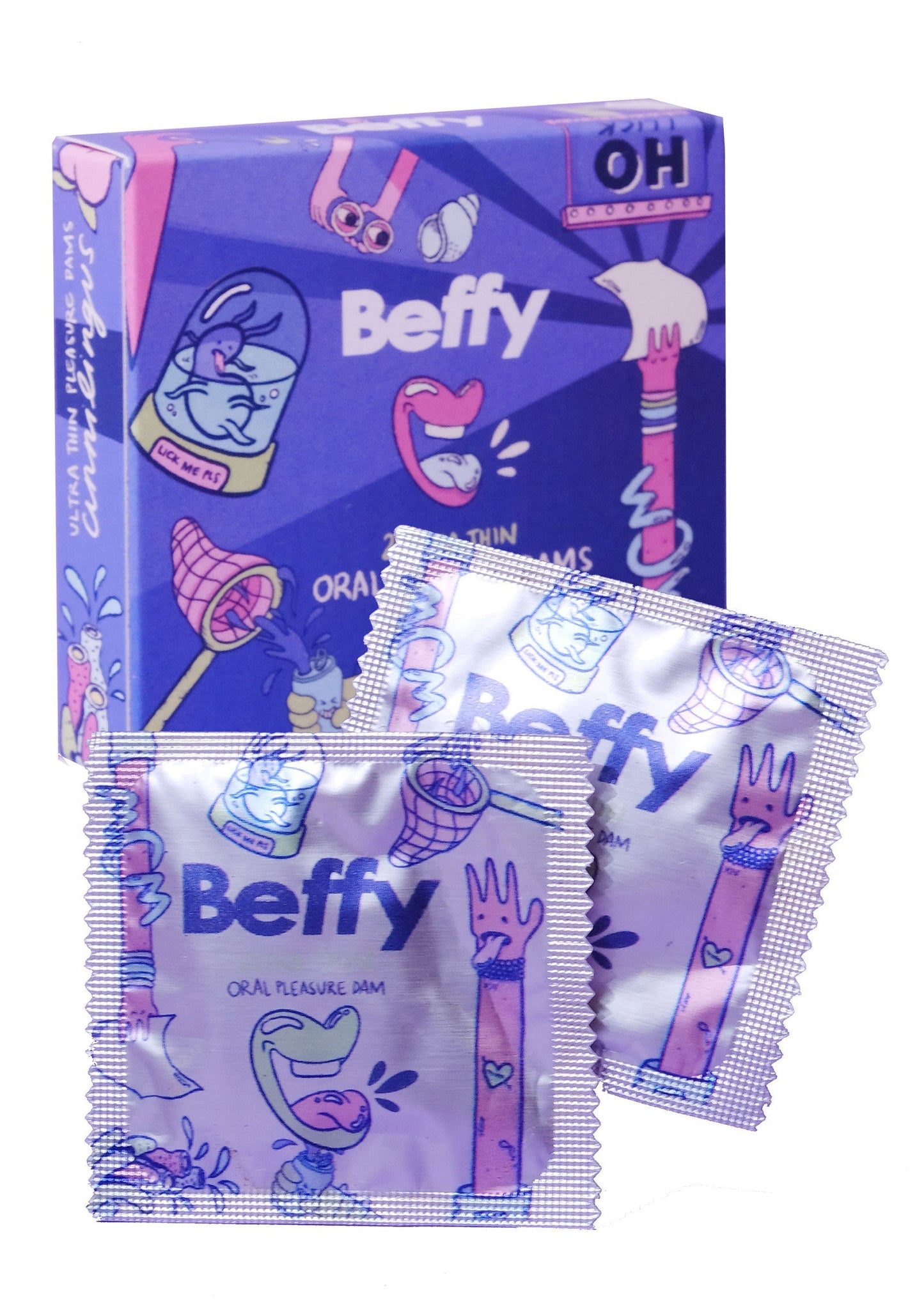 Beffy Oral Dams 2pcs NATUREL - 1