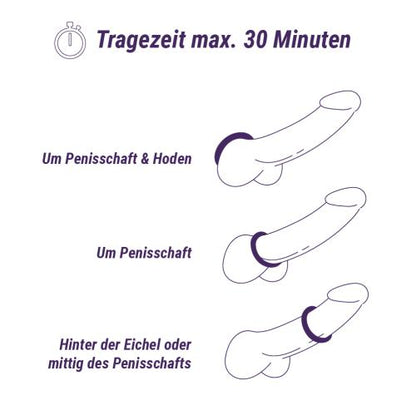Boners Hexagon Cockring Met Stalen Kogels - 3